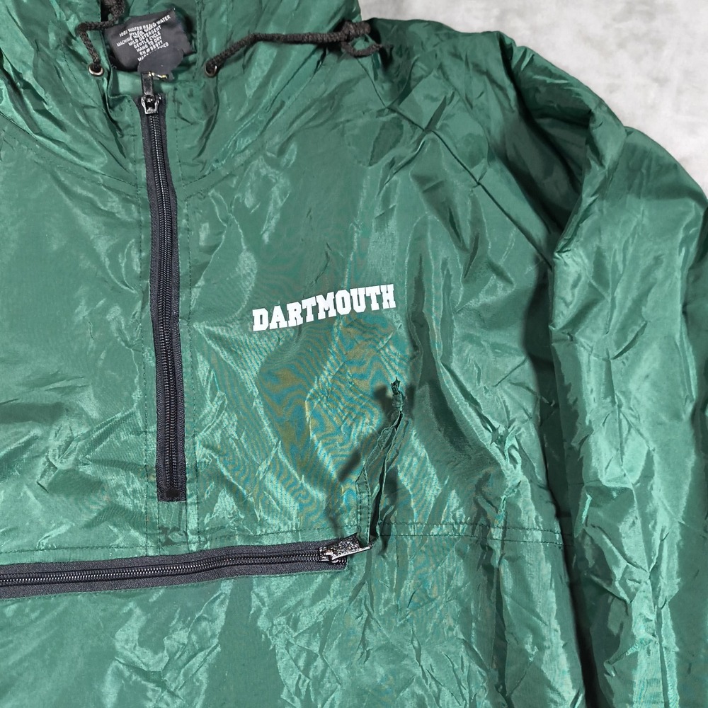 Vintage Dartmouth Storm Duds Rain Jacket Men XL Anorak Packable Pullover New - Picture 4 of 16
